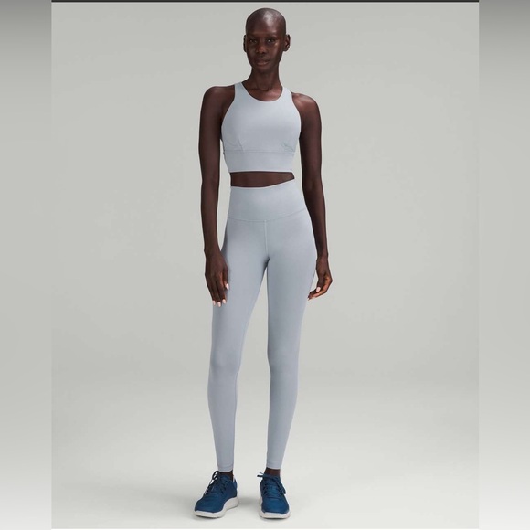 🍋 Lululemon LIKE NEW Wunder Train High-Rise Tight 28" in Chambray - Sz 8 - Picture 1 of 11